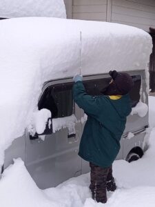 この冬一番の大雪